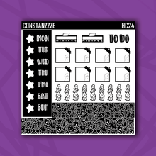 Load image into Gallery viewer, Ghostie Hobonichi Cousin Sticker Kit