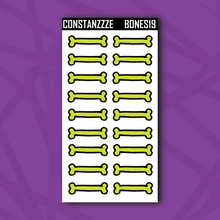 Load image into Gallery viewer, Bone Header Sticker Sheet