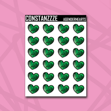 Load image into Gallery viewer, Pride Heart Sticker Sheet