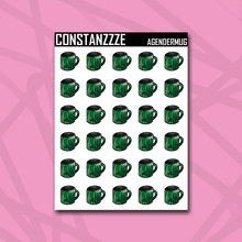 Load image into Gallery viewer, Pride Watercolor Coffee Mug Sticker Sheet