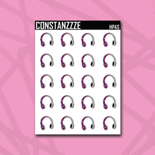Load image into Gallery viewer, Pride Headphone Sticker Sheet