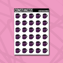 Load image into Gallery viewer, Pride Watercolor Coffee Mug Sticker Sheet