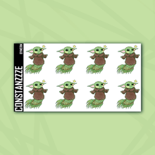 Load image into Gallery viewer, Baby Alien Mermaid Sticker Sheet