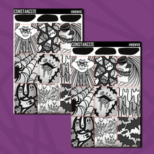 Load image into Gallery viewer, Grey Halloween Vertical Deco Boxes