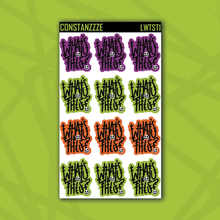 Load image into Gallery viewer, Stitched Traditional What's This Sticker Sheet