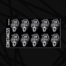 Load image into Gallery viewer, Large Skull Witch Luv Chibi Sticker Sheet