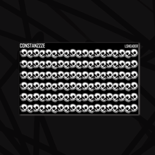 Load image into Gallery viewer, Skullie Washi Strip Sticker Sheet