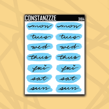 Load image into Gallery viewer, 318 Day Swatch Sticker Sheet