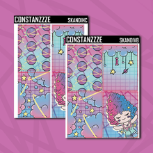 Load image into Gallery viewer, Pastel Space Kandi Deco Box Sticker Sheet