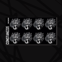 Load image into Gallery viewer, Large Skull Witch Chibi Mermaid Sticker Sheet