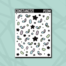 Load image into Gallery viewer, Pastel Celebration Confetti Sticker Sheet