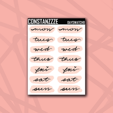 Load image into Gallery viewer, Fall Day Swatch Sticker Sheet