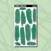 Load image into Gallery viewer, Large Green Plantchette Swatch Sticker Sheet