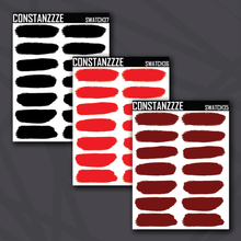 Load image into Gallery viewer, Dark Holiday Swatch Sticker Sheet
