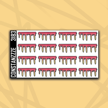 Load image into Gallery viewer, 318 Drippy Header Sticker Sheet