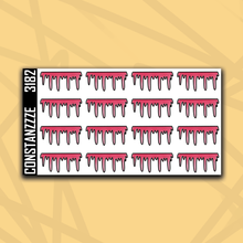 Load image into Gallery viewer, 318 Drippy Header Sticker Sheet