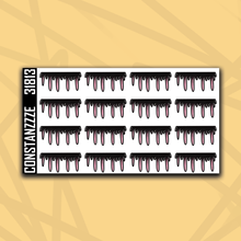 Load image into Gallery viewer, 318 Drippy Header Sticker Sheet