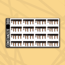 Load image into Gallery viewer, 318 Drippy Header Sticker Sheet