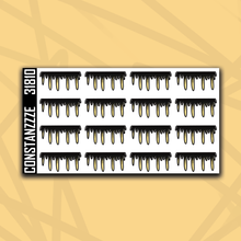 Load image into Gallery viewer, 318 Drippy Header Sticker Sheet