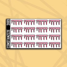 Load image into Gallery viewer, 318 Drippy Header Sticker Sheet