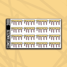 Load image into Gallery viewer, 318 Drippy Header Sticker Sheet
