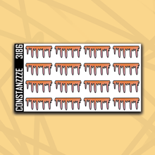 Load image into Gallery viewer, 318 Drippy Header Sticker Sheet