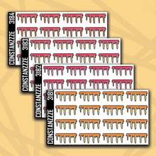 Load image into Gallery viewer, 318 Drippy Header Sticker Sheet