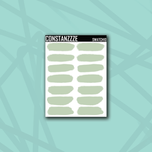 Load image into Gallery viewer, Traditional Holiday Swatch Sticker Sheet