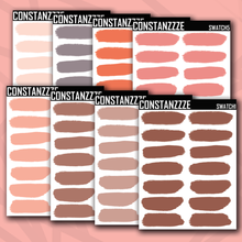 Load image into Gallery viewer, Fall Swatch Sticker Sheet