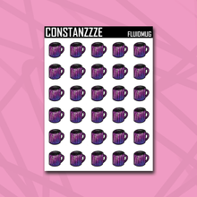 Load image into Gallery viewer, Pride Watercolor Coffee Mug Sticker Sheet