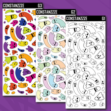 Load image into Gallery viewer, Ghostie Deco Sticker Sheet