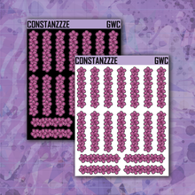 Load image into Gallery viewer, Go Wild Sakura Checklist Sticker Sheet