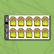Load image into Gallery viewer, Summer Ghostie Notes Sticker Sheet