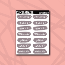 Load image into Gallery viewer, Fall Day Swatch Sticker Sheet