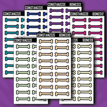 Load image into Gallery viewer, Bone Header Sticker Sheet
