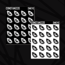 Load image into Gallery viewer, Skull Witch Eye Sticker Sheet