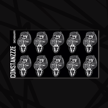 Load image into Gallery viewer, Large Skull Witch Happy Chibi Sticker Sheet