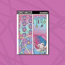 Load image into Gallery viewer, Pastel Space Kandi Deco Box Sticker Sheet