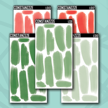 Load image into Gallery viewer, Large Traditional Holiday Color Swatch Sticker Sheet