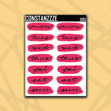 Load image into Gallery viewer, 318 Day Swatch Sticker Sheet