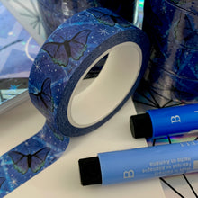 Load image into Gallery viewer, Butterfly Moon Washi Tape 15mm