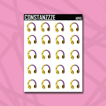Load image into Gallery viewer, Pride Headphone Sticker Sheet