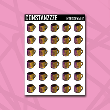 Load image into Gallery viewer, Pride Watercolor Coffee Mug Sticker Sheet