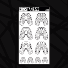 Load image into Gallery viewer, Large Ribcage Sticker Sheet