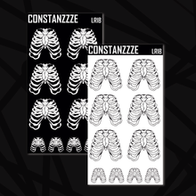 Load image into Gallery viewer, Large Ribcage Sticker Sheet