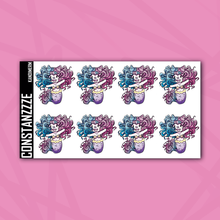 Load image into Gallery viewer, Pastel Kandi Chibi Mermaid Sticker Sheet