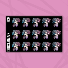 Load image into Gallery viewer, Small Pastel Kandi Chibi Mermaid Sticker Sheet