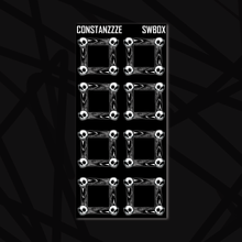 Load image into Gallery viewer, Large Skullie Wood Box Sticker Sheet