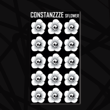 Load image into Gallery viewer, Large Skull Flower Sticker Sheet