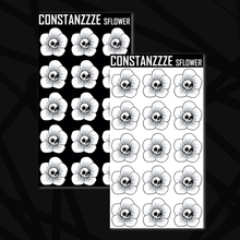 Load image into Gallery viewer, Large Skull Flower Sticker Sheet
